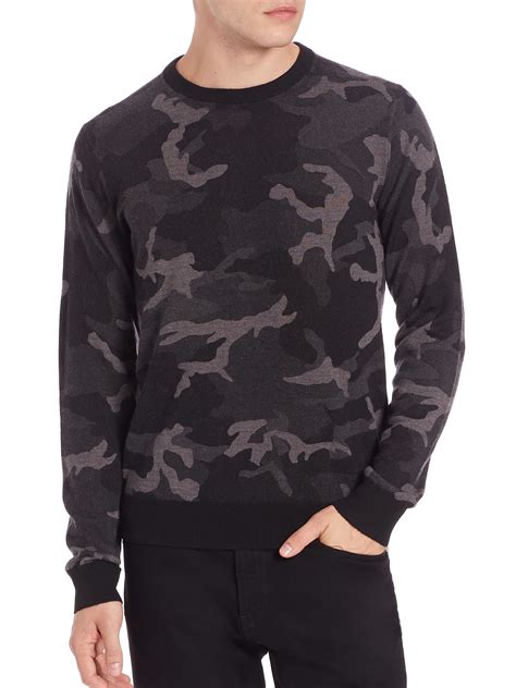 michael kors mens camo sweater|michael kors jumpers for men.